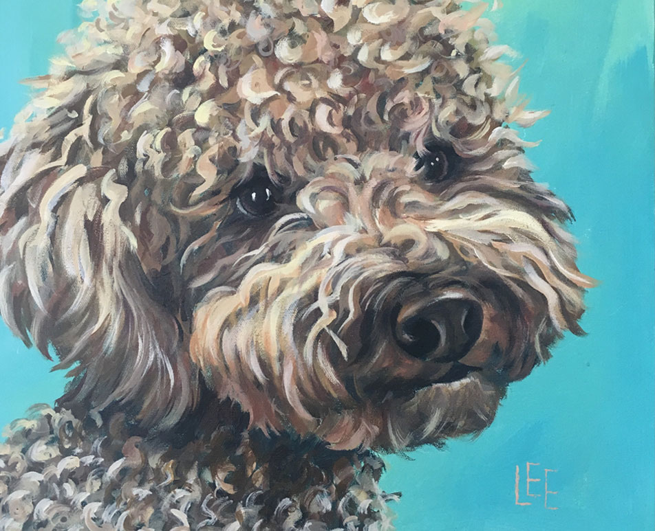 Doodle Dog Painting